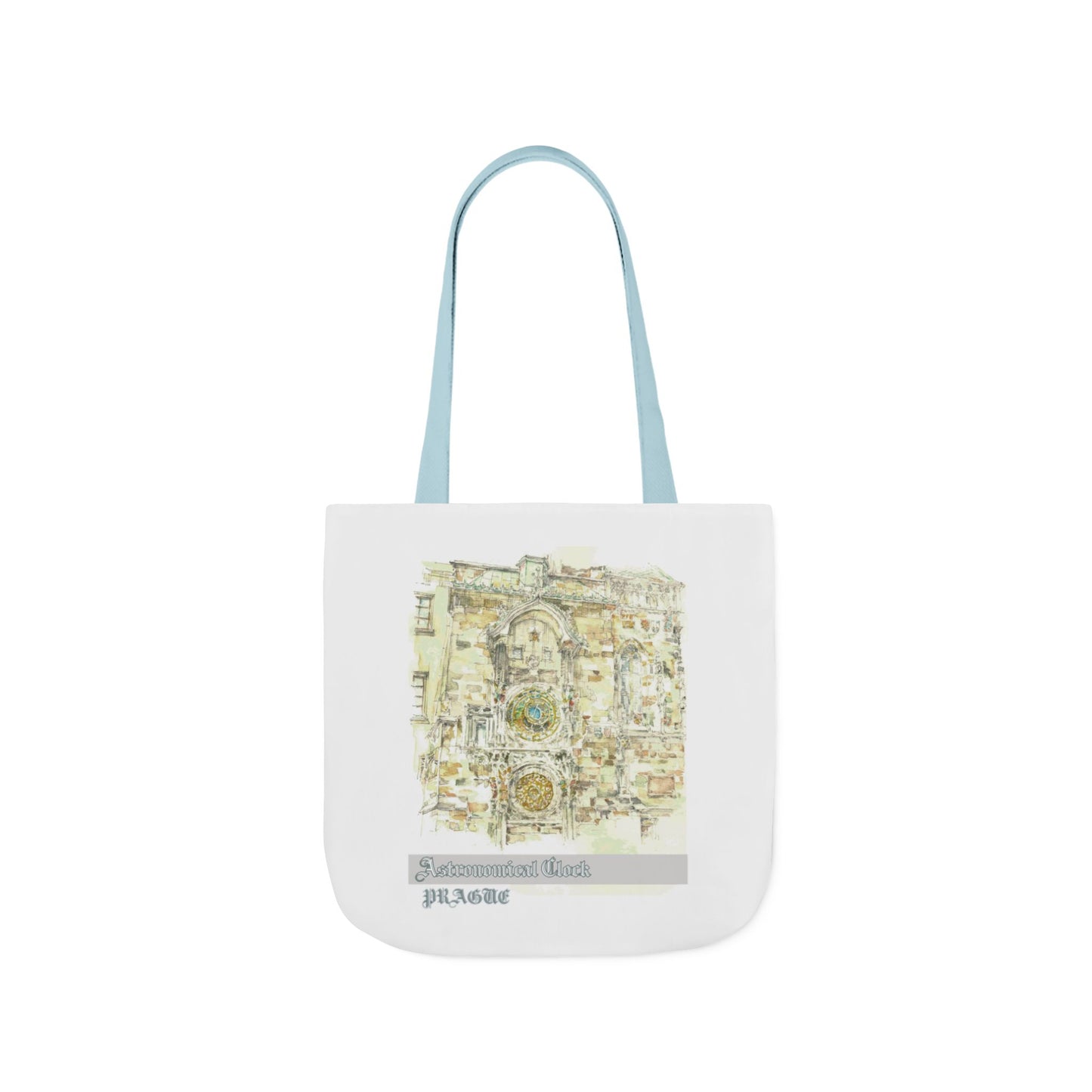 Prague-inspired Tote Bag with 4-Color Straps