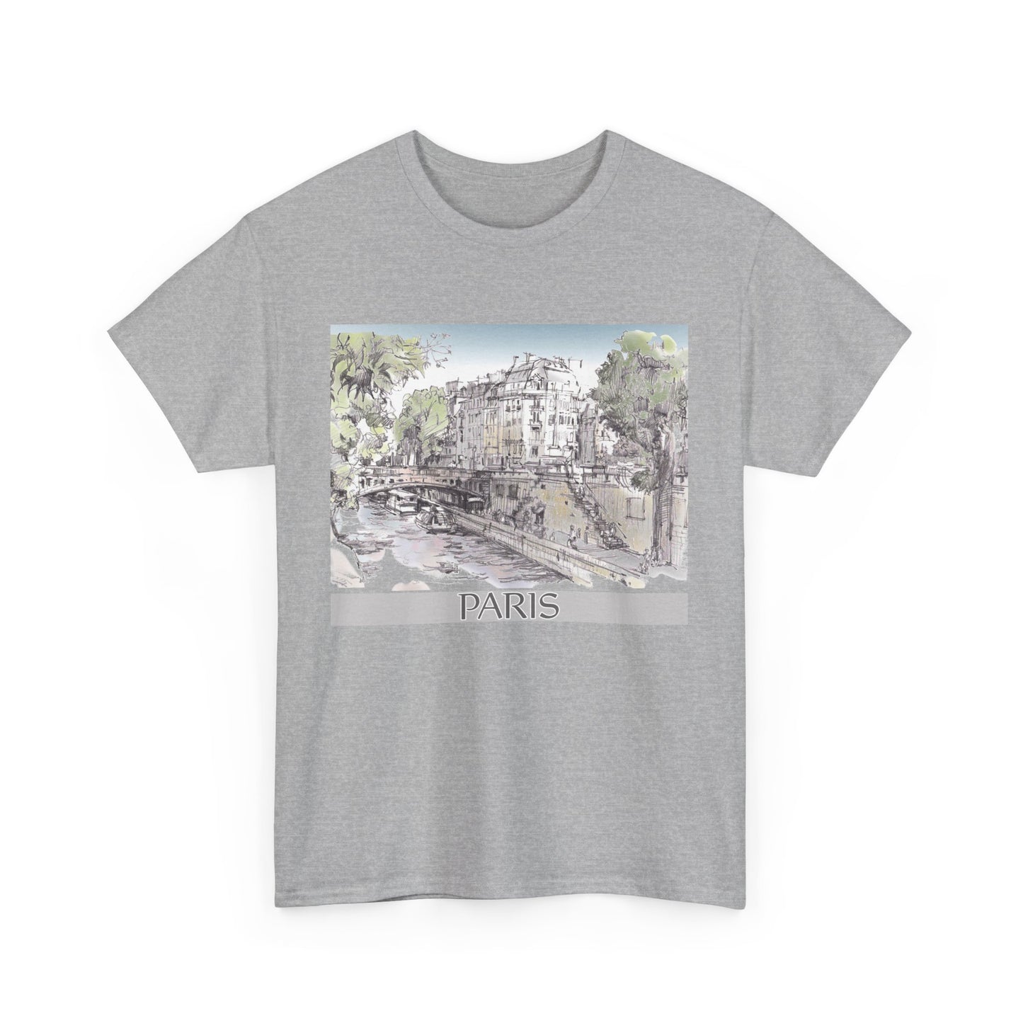 Paris-Inspired Unisex Crewneck T-shirt