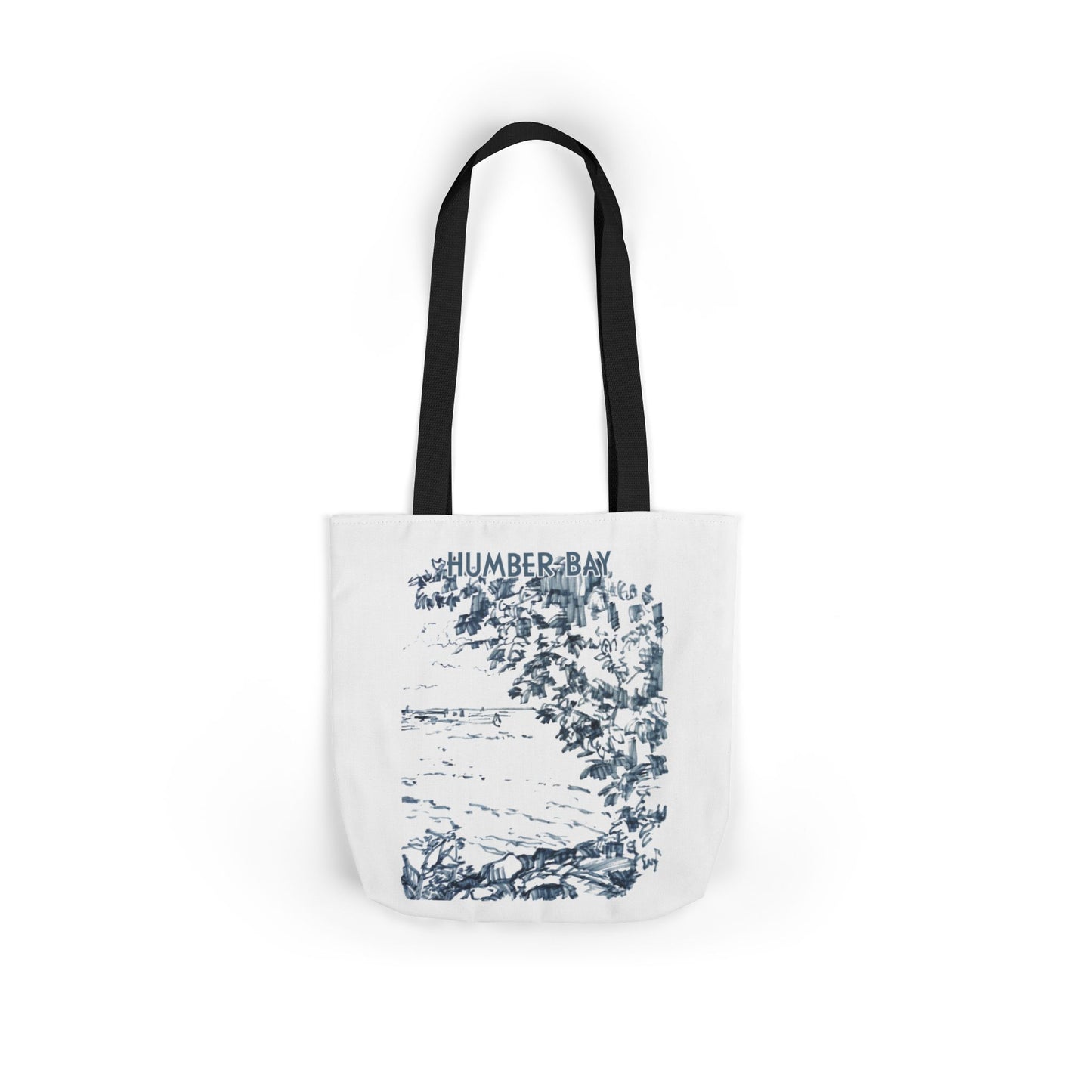 Toronto Humber Bay-inspired Tote Bag with 3-Color Straps