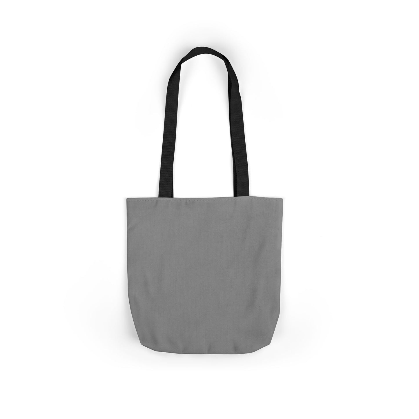 Prague-inspired grey Tote Bag with 4-Color Straps