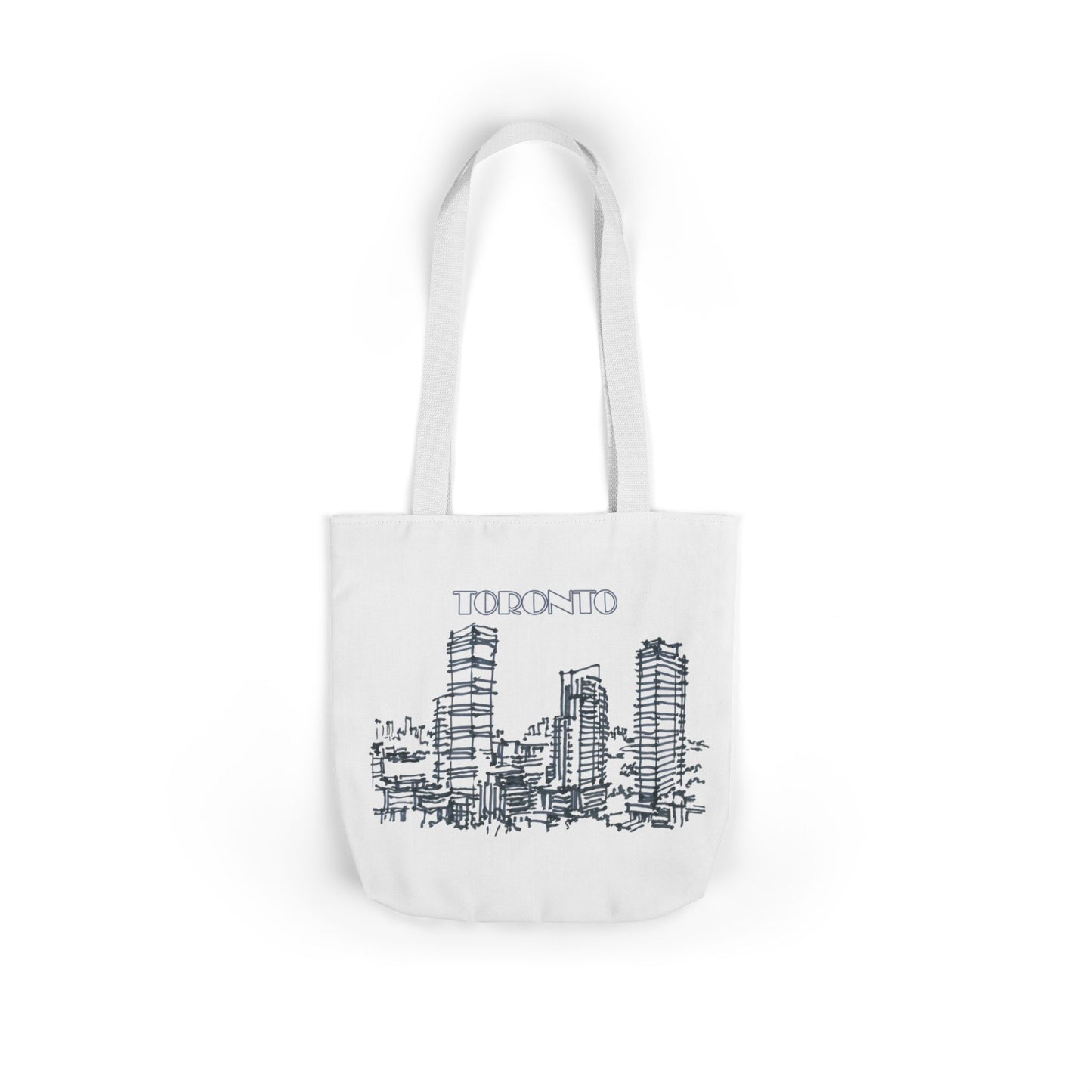 Toronto-inspired Tote Bag with 3-Color Straps