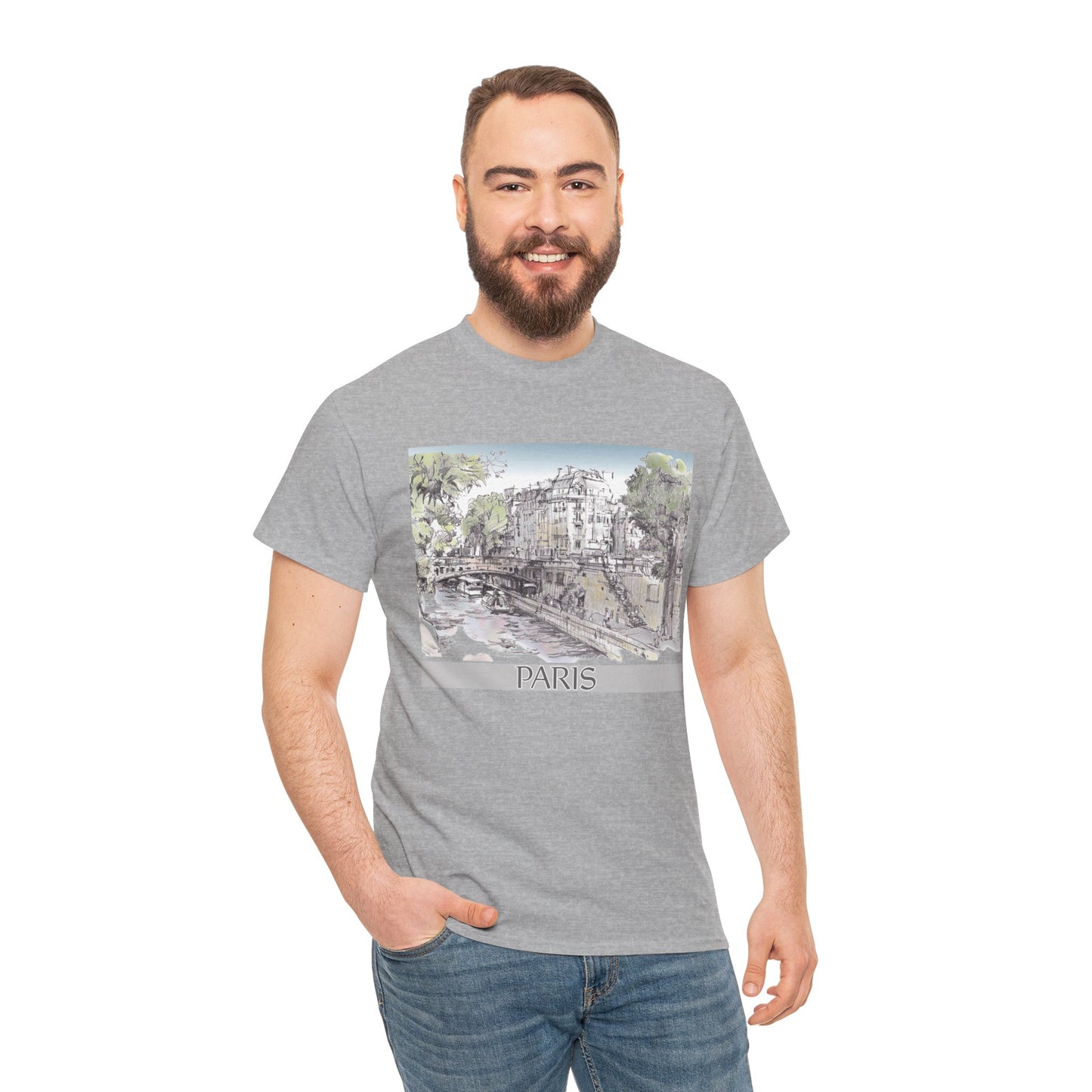 Paris-Inspired Unisex Crewneck T-shirt