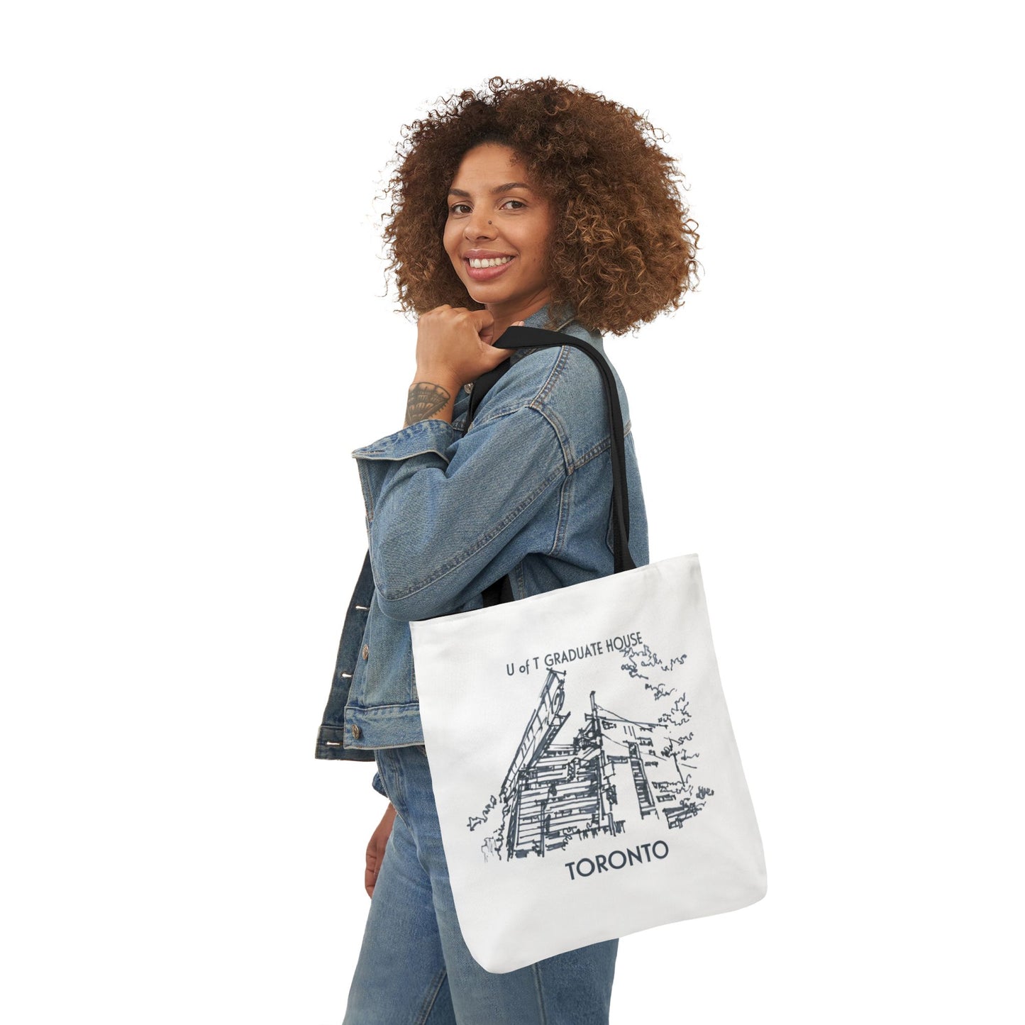 Toronto-inspired Tote Bag with 3-Color Straps