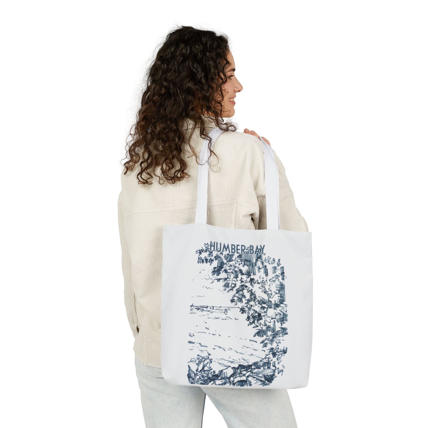 Toronto Humber Bay-inspired Tote Bag with 3-Color Straps