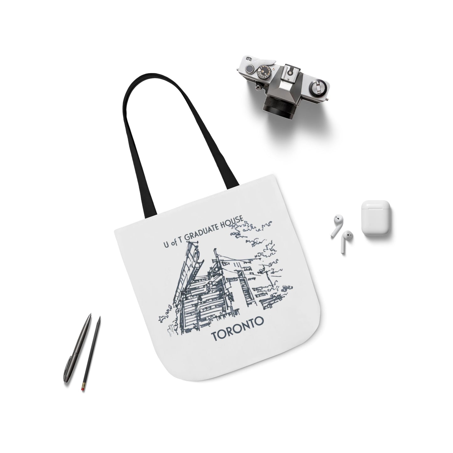 Toronto-inspired Tote Bag with 3-Color Straps