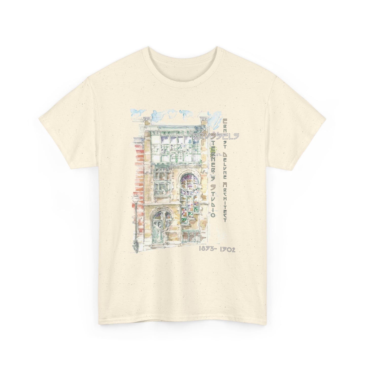 Brussel's Art-Nouveau-Inspired Unisex Crewneck T-shirt