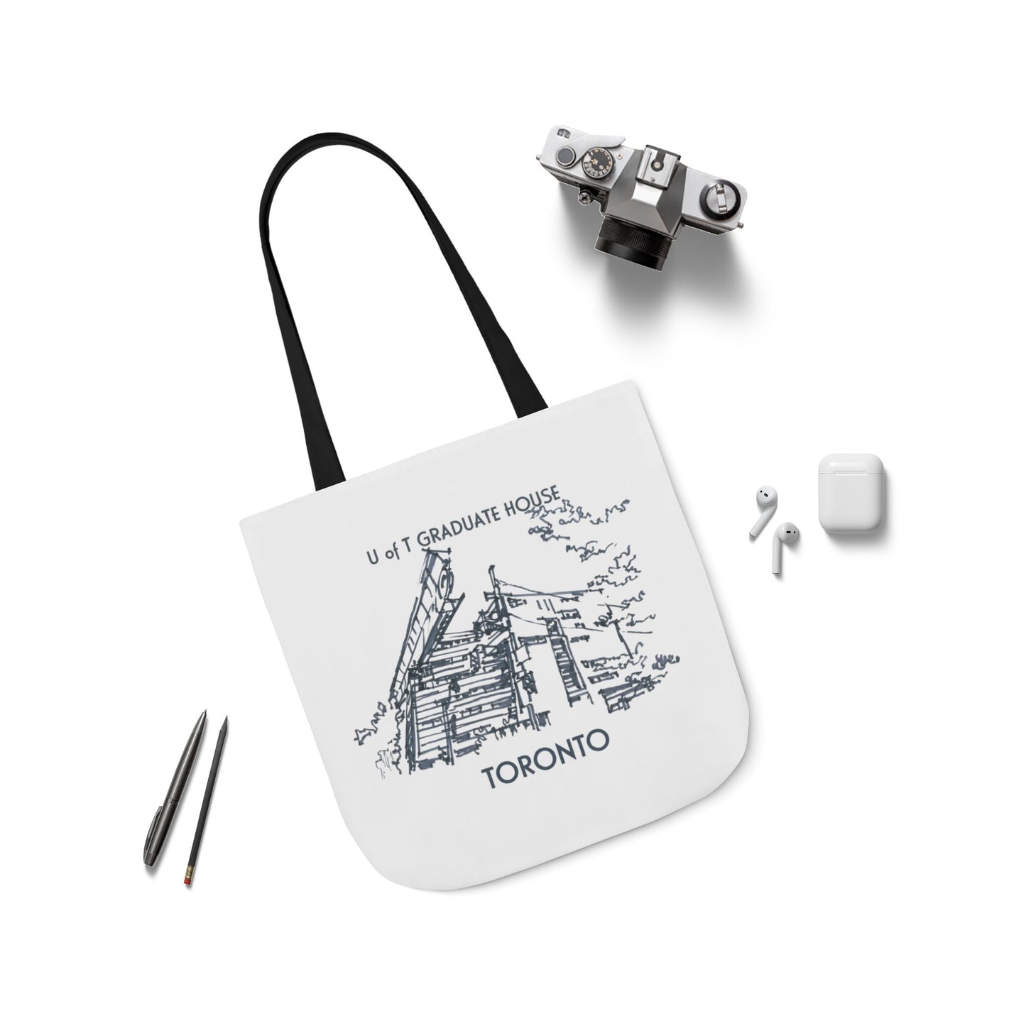 Toronto-inspired Tote Bag with 3-Color Straps