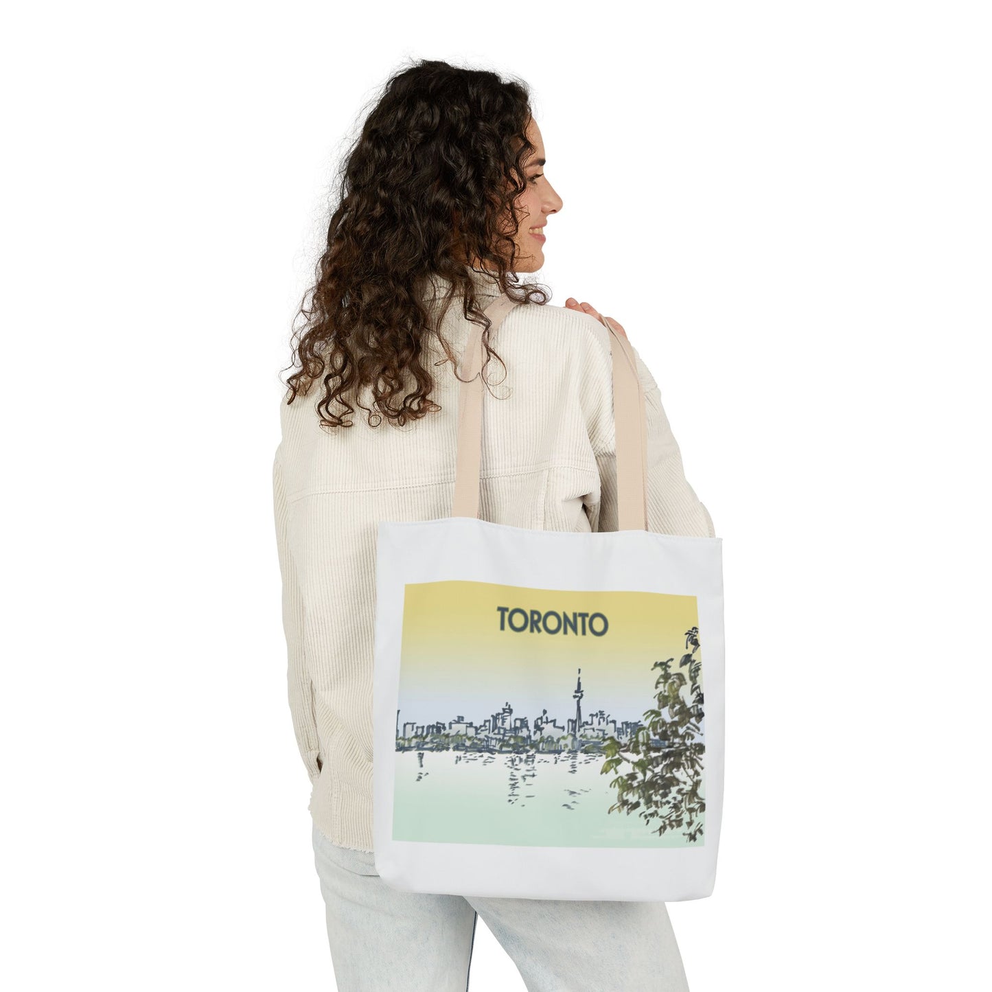 Toronto-inspired Tote Bag with 4-Color Straps