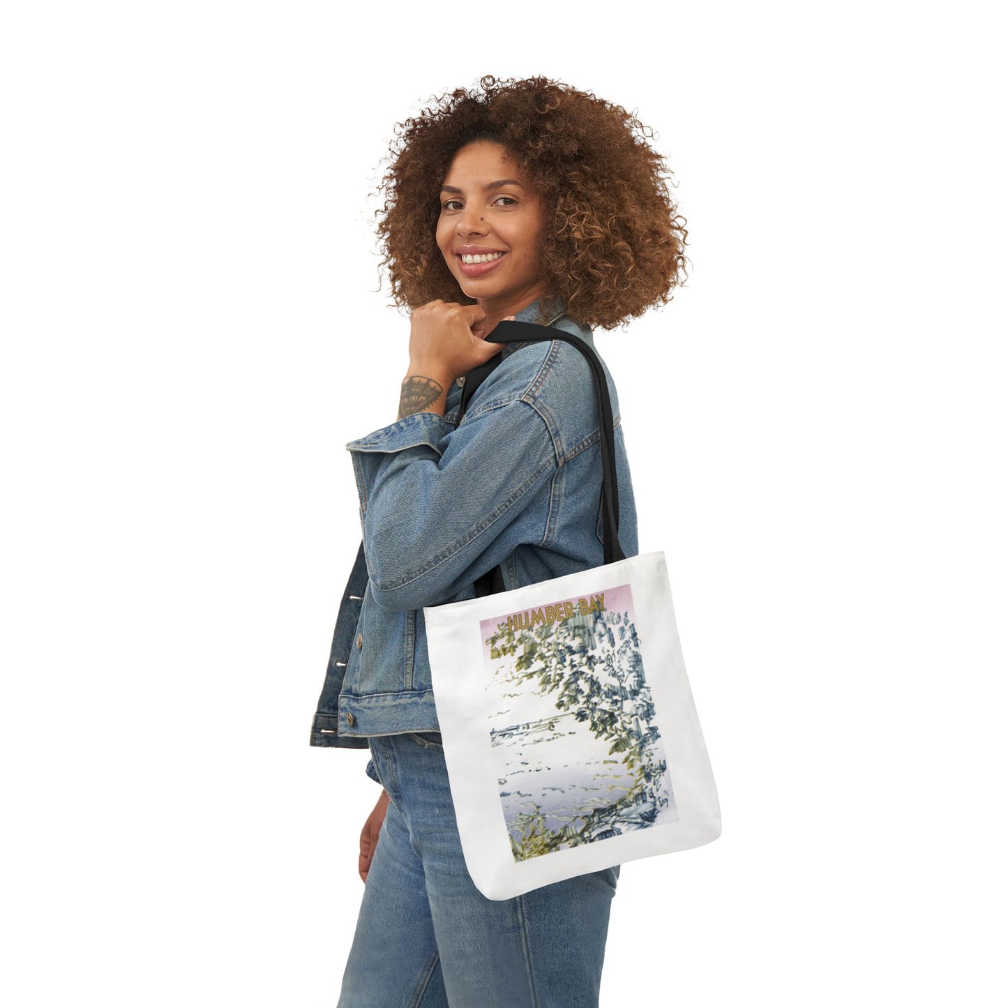 Toronto Humber Bay-inspired Tote Bag with 5-Color Straps