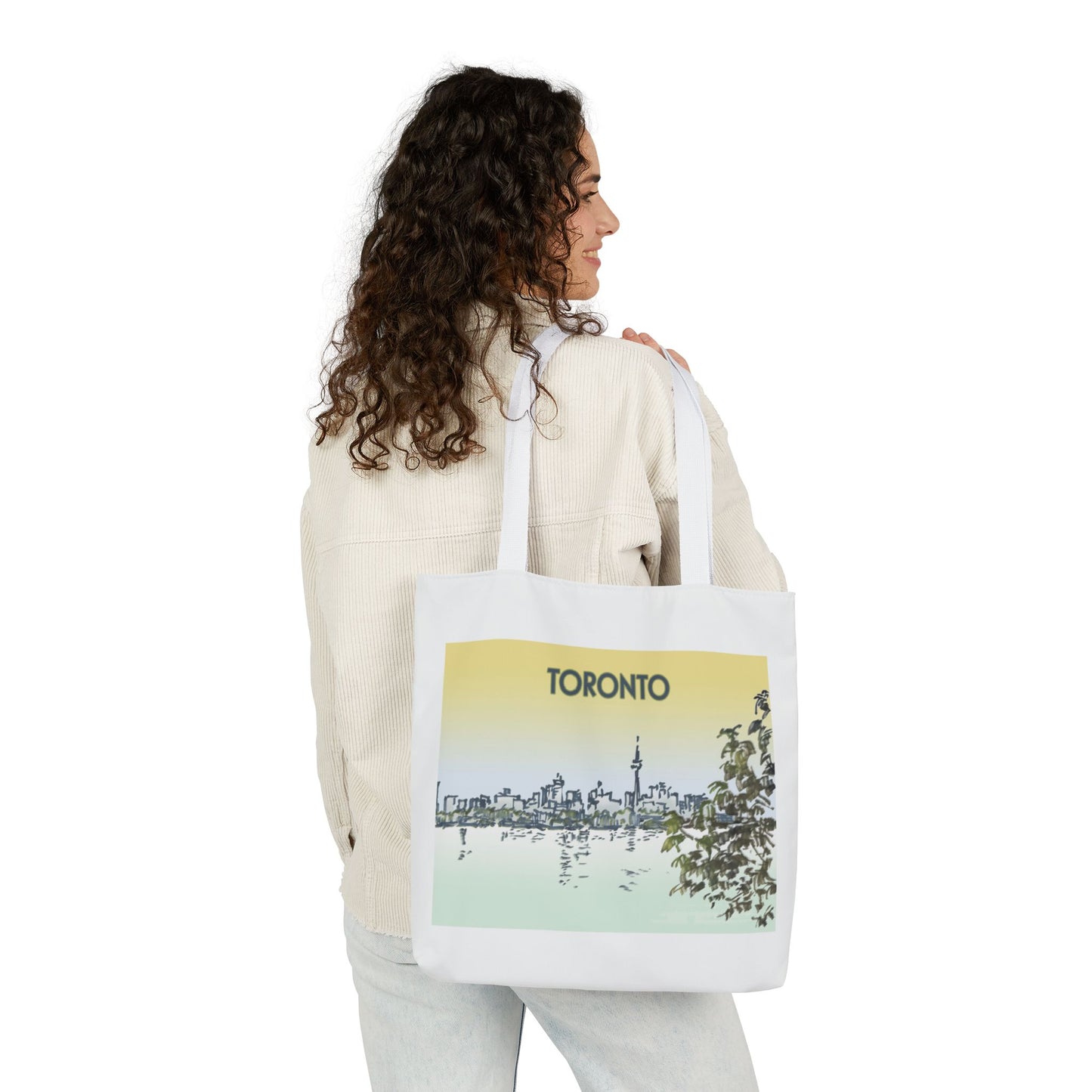 Toronto-inspired Tote Bag with 4-Color Straps