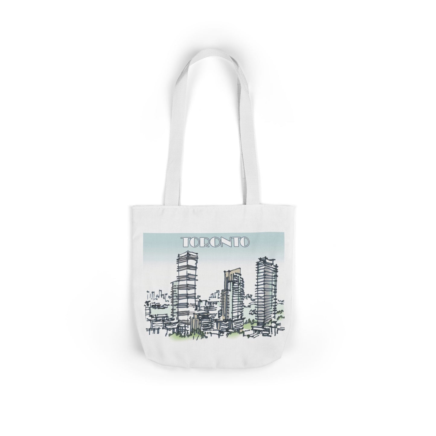 Toronto-inspired Tote Bag with 4-Color Straps