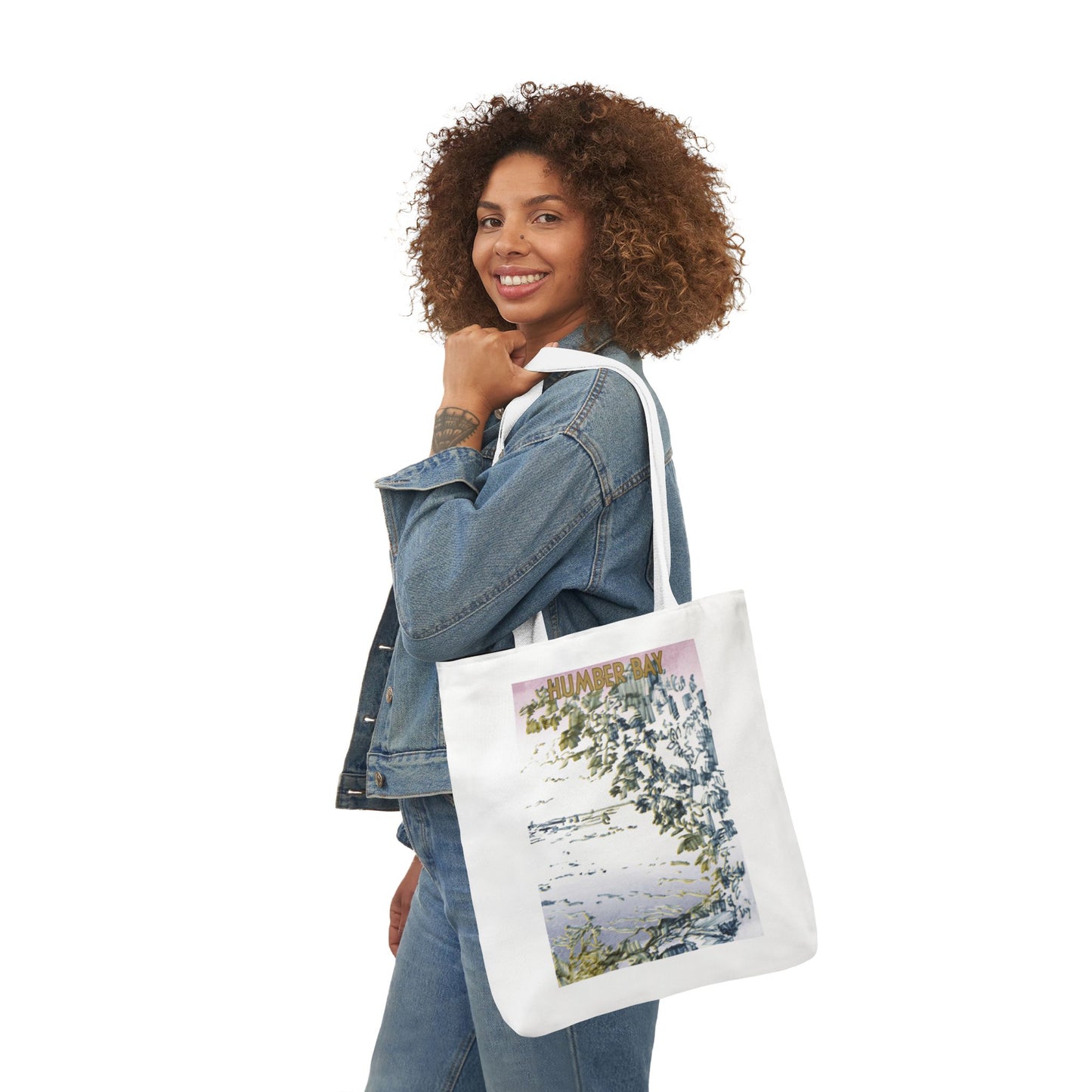 Toronto Humber Bay-inspired Tote Bag with 5-Color Straps