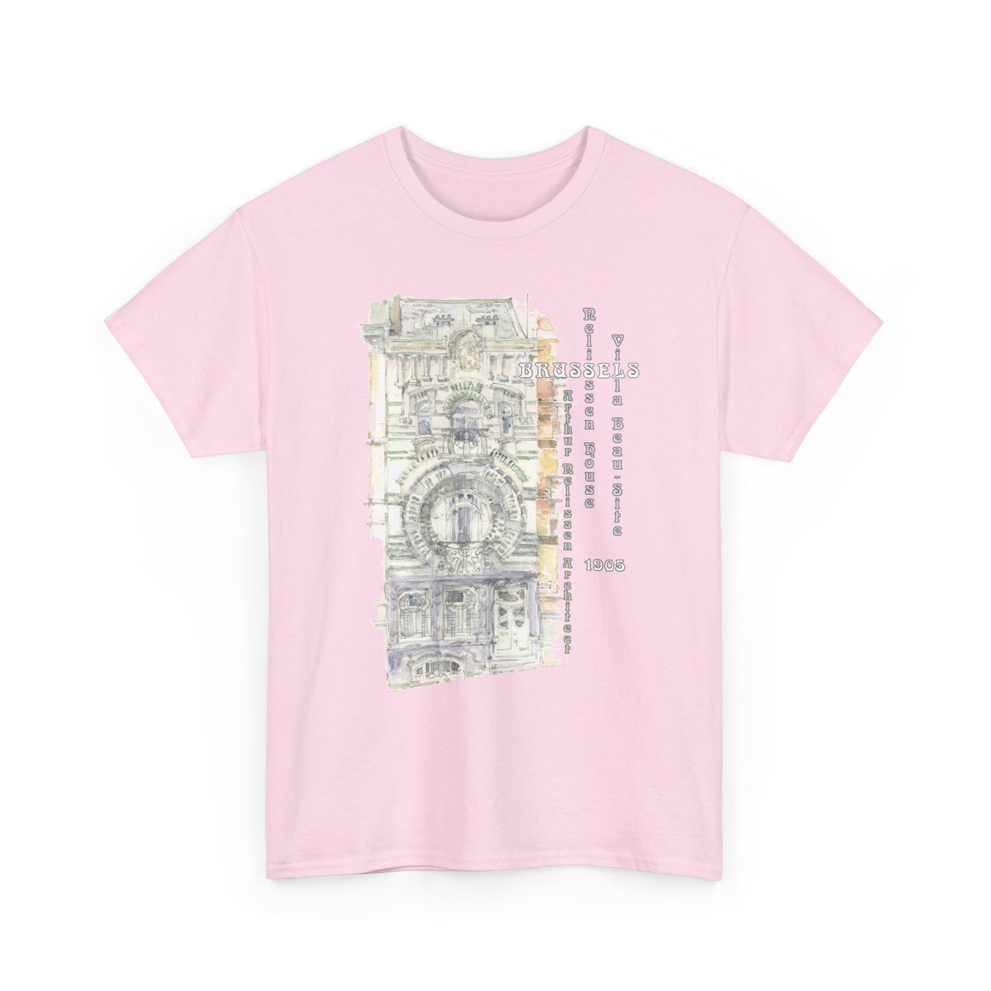 Brussel's Art-Nouveau-Inspired Unisex Crewneck T-shirt