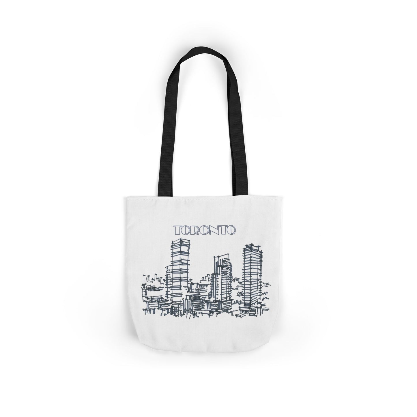 Toronto-inspired Tote Bag with 3-Color Straps