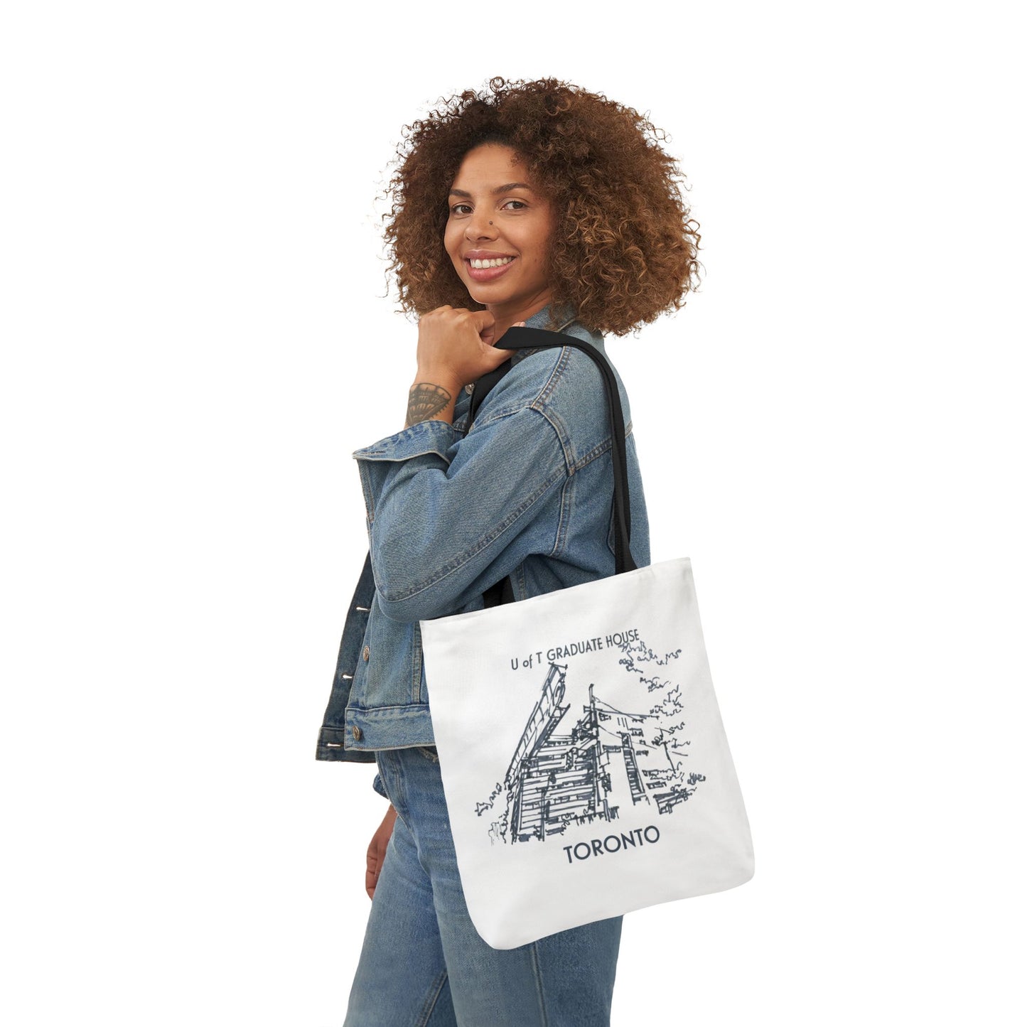 Toronto-inspired Tote Bag with 3-Color Straps