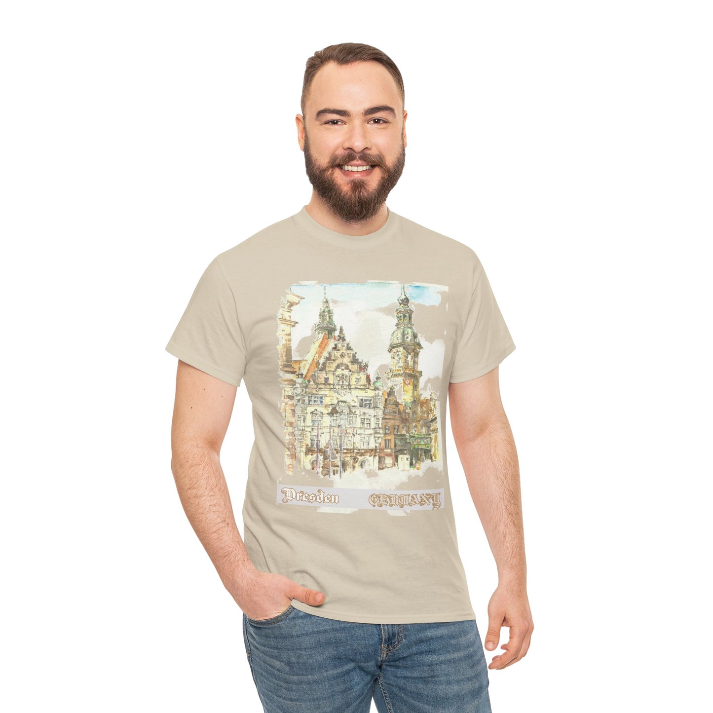 Dresden-Inspired Unisex Crewneck T-shirt