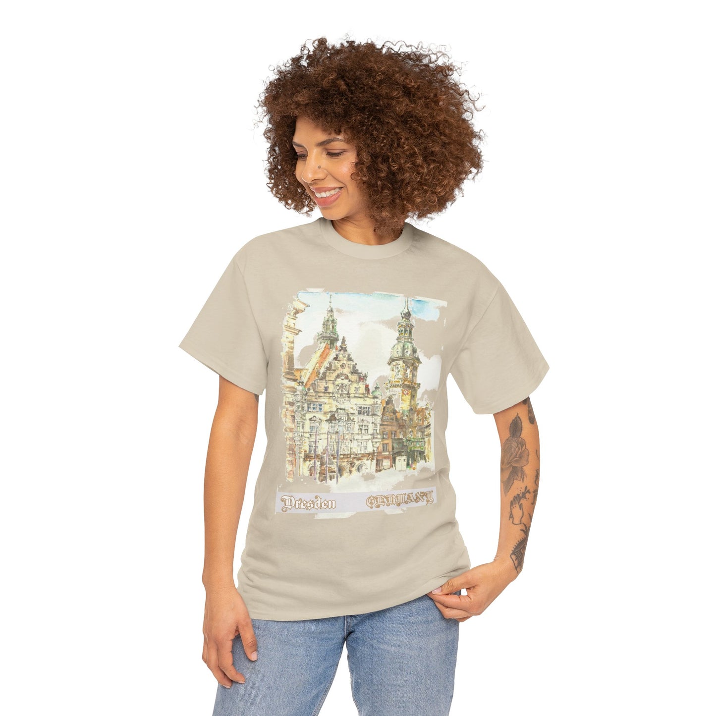 Dresden-Inspired Unisex Crewneck T-shirt