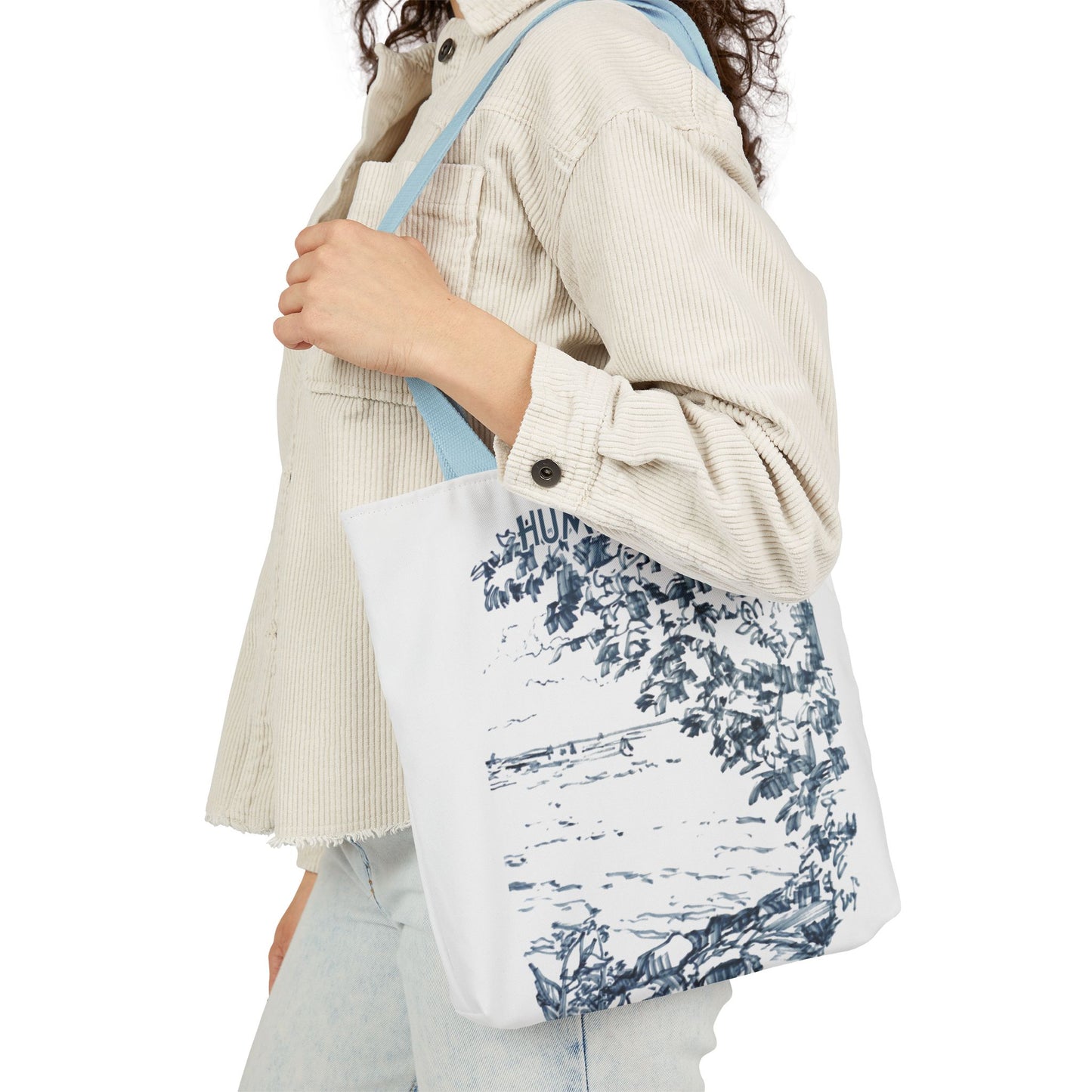 Toronto Humber Bay-inspired Tote Bag with 3-Color Straps