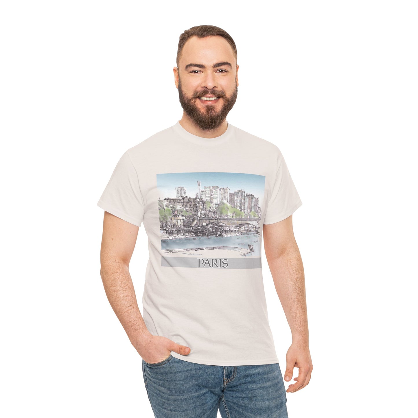 Paris-Inspired Unisex Crewneck T-shirt