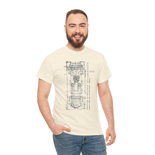Brussel's Art-Nouveau-Inspired Unisex Crewneck T-shirt