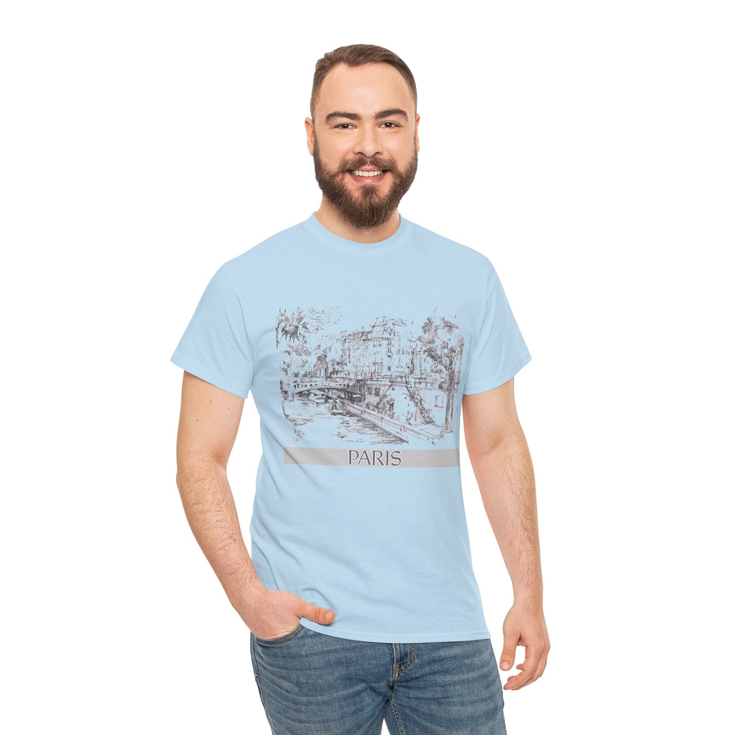 Paris-Inspired Unisex Crewneck T-shirt