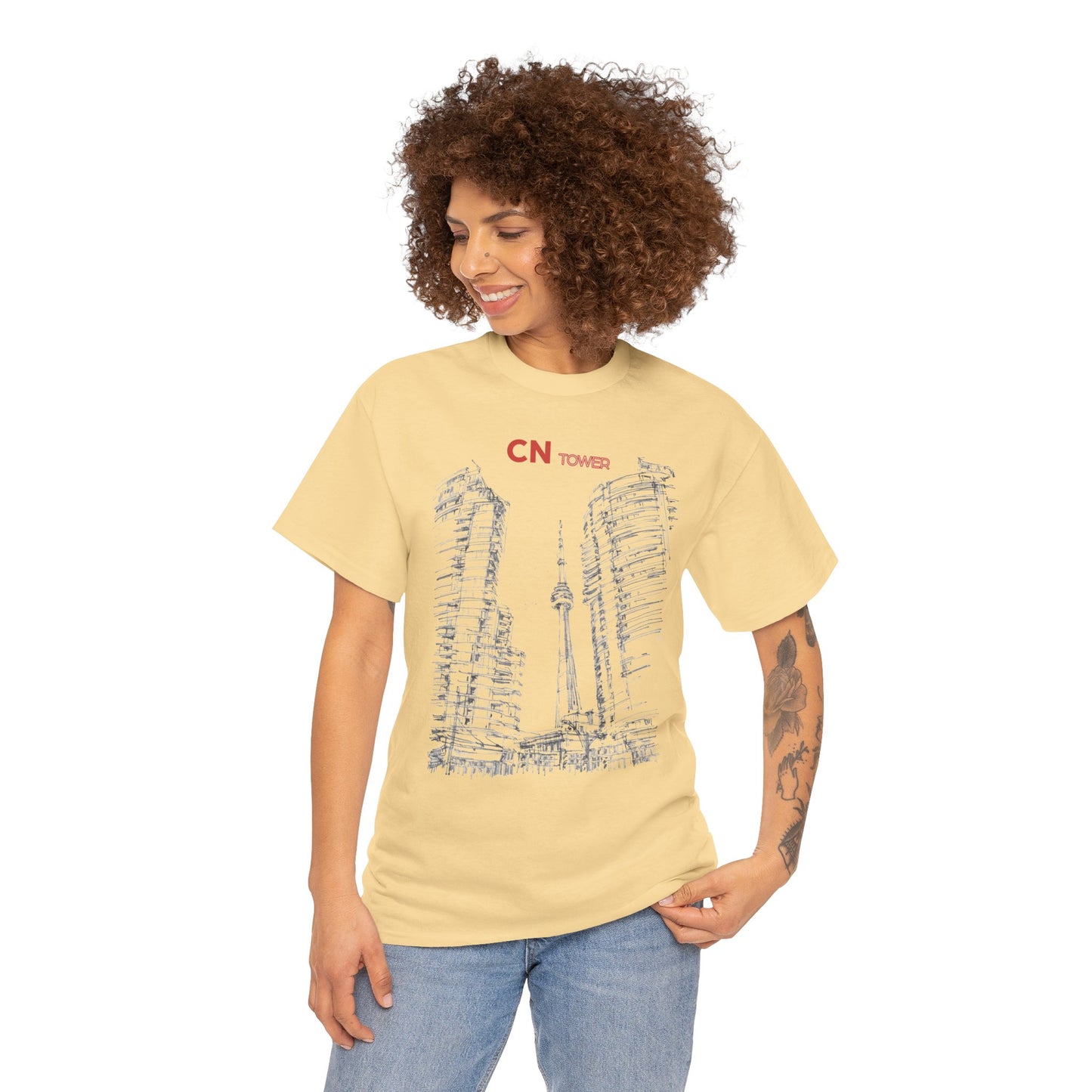 CN Tower-Inspired Unisex Crewneck T-shirt