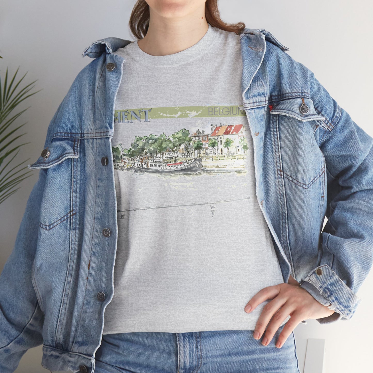 Ghent-Inspired Unisex Crewneck T-shirt