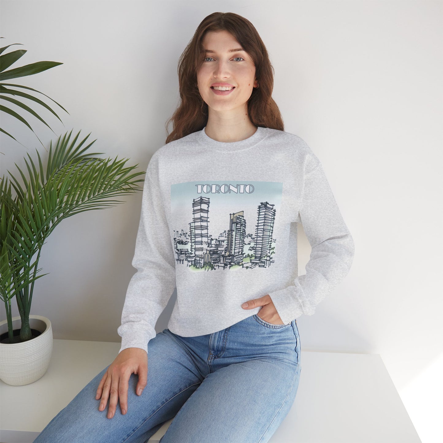 Toronto-Inspired Unisex Crewneck Sweatshirt