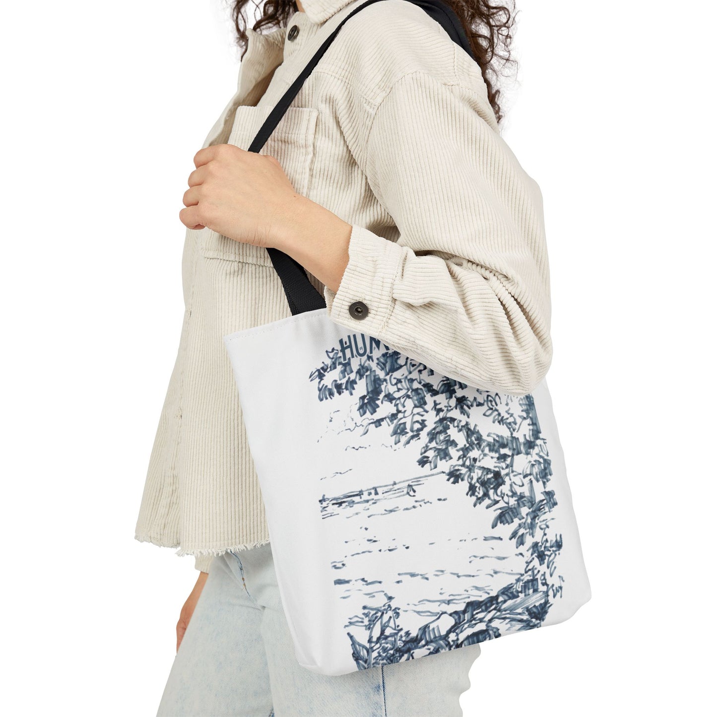 Toronto Humber Bay-inspired Tote Bag with 3-Color Straps