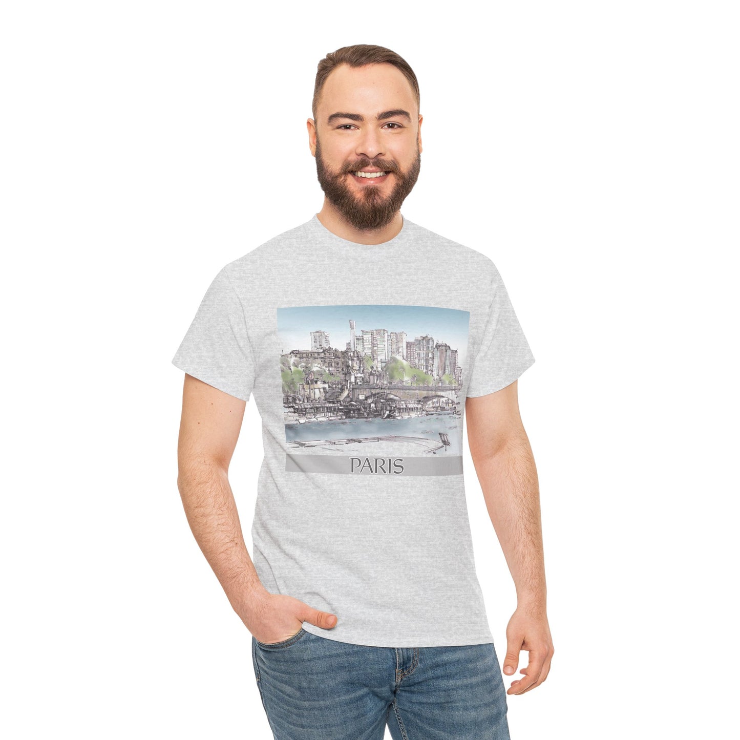 Paris-Inspired Unisex Crewneck T-shirt