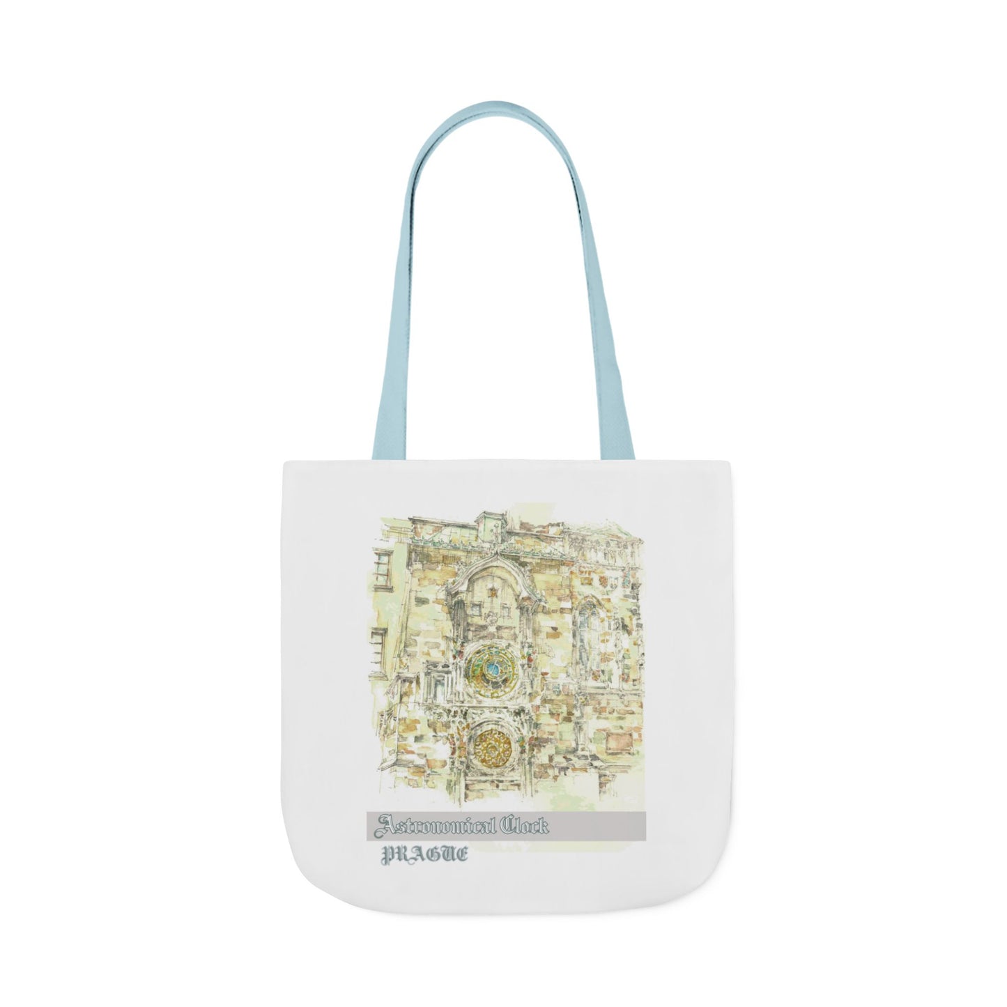 Prague-inspired Tote Bag with 4-Color Straps