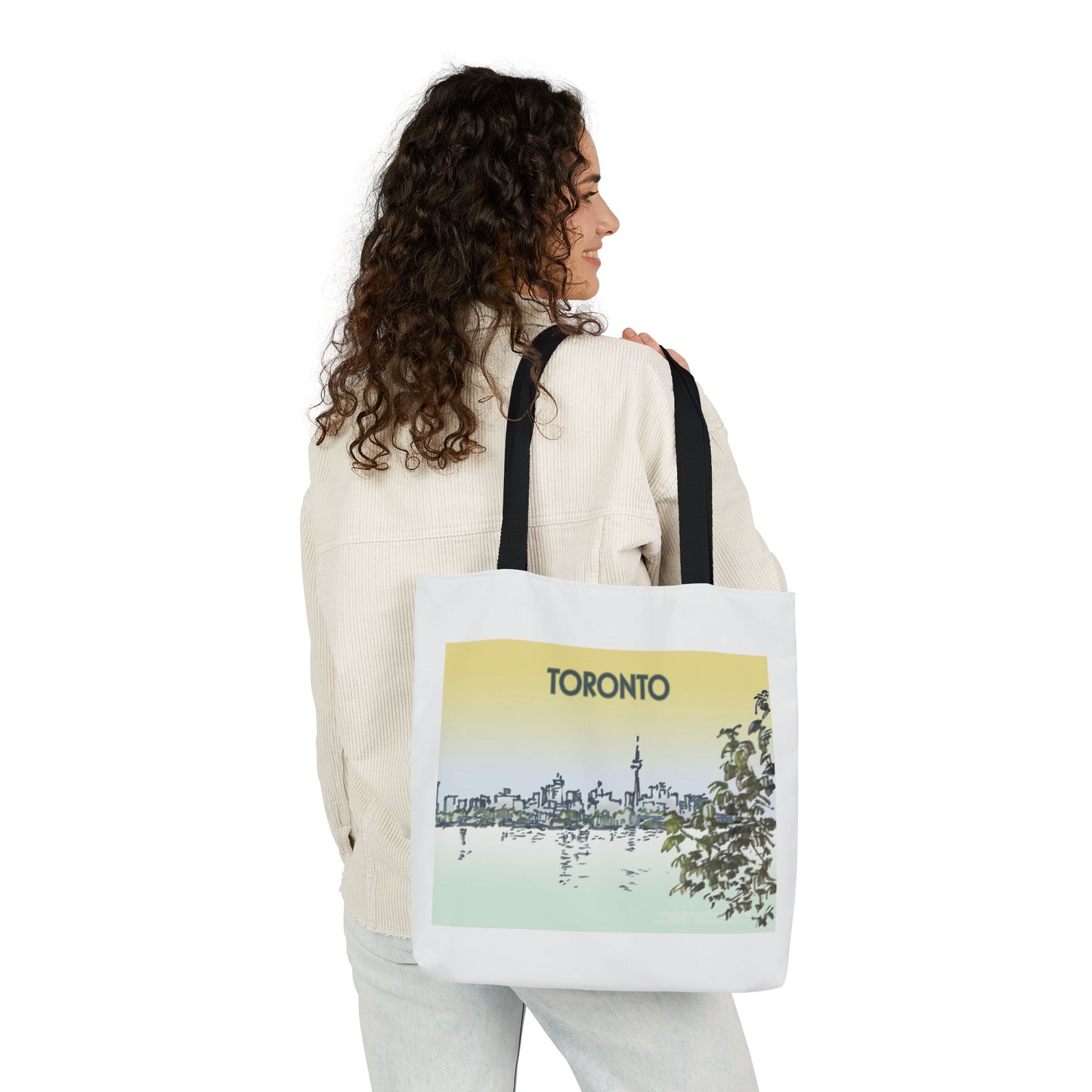 Toronto-inspired Tote Bag with 4-Color Straps