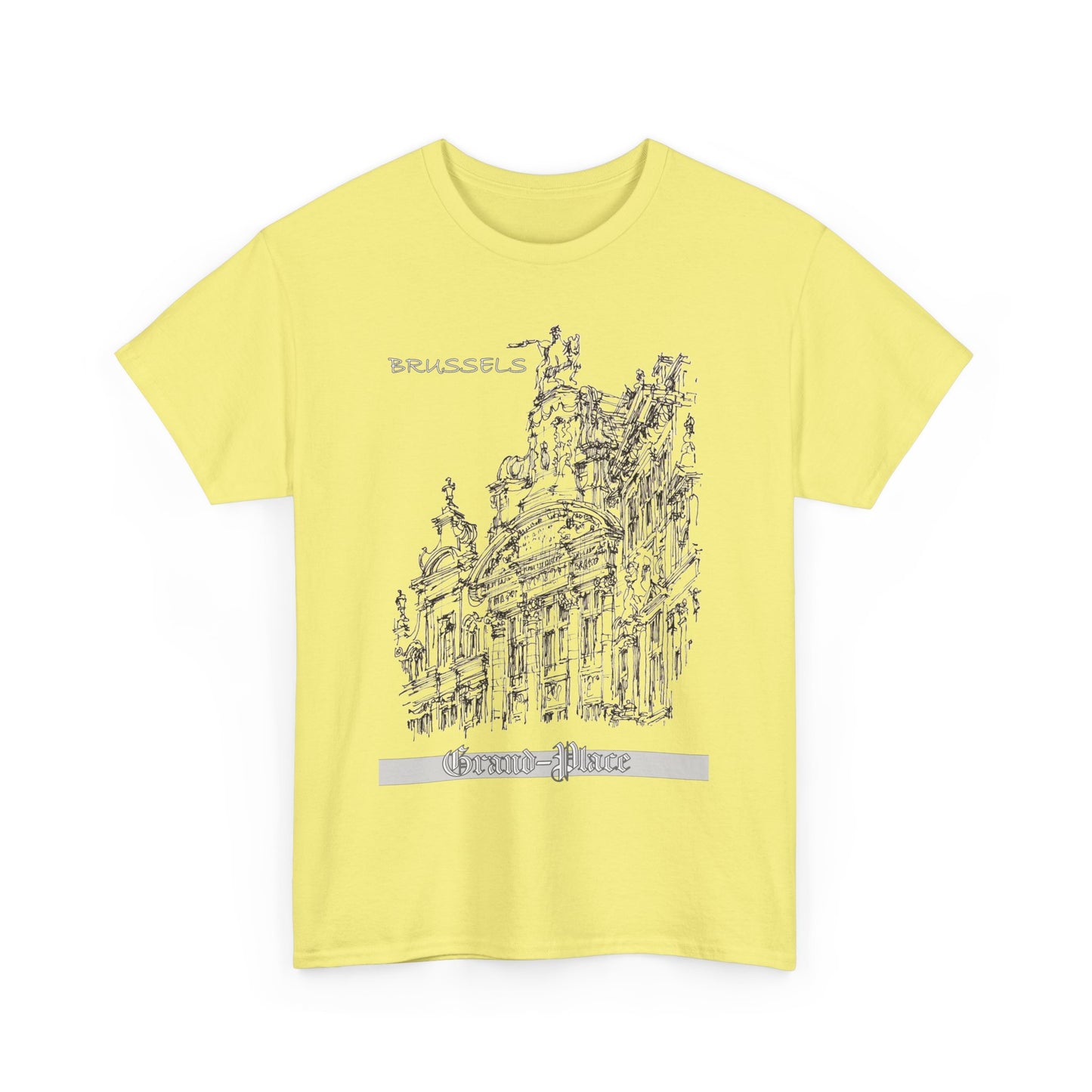 Brussel's Grand-Place-Inspired Unisex Crewneck T-shirt
