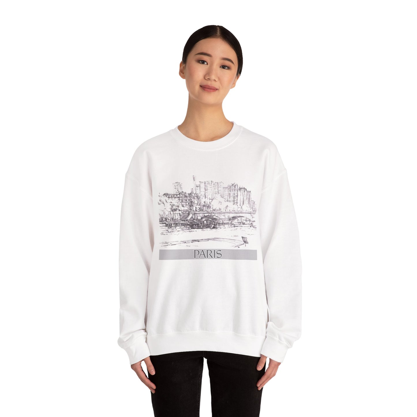Paris-Inspired Unisex Crewneck Sweatshirt