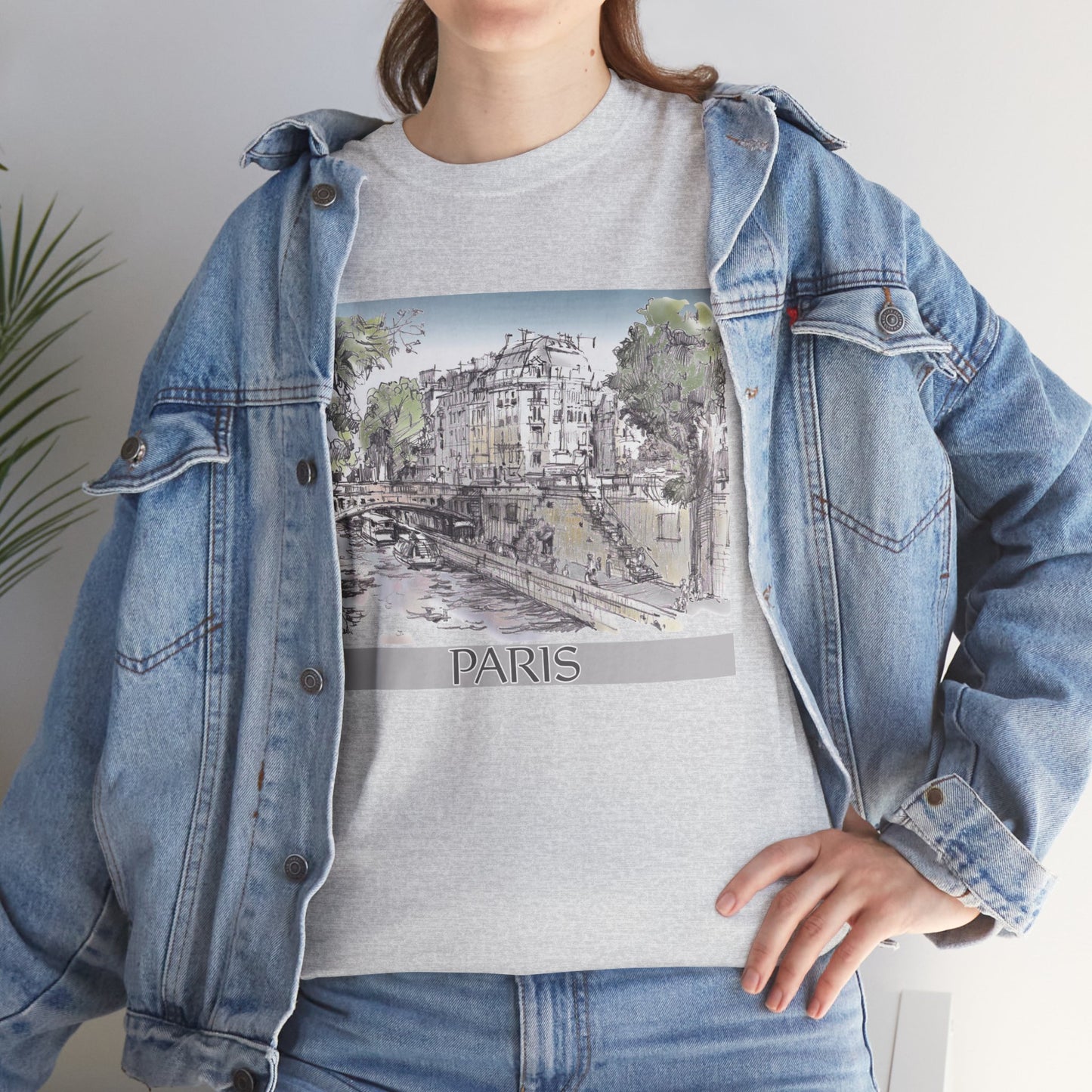 Paris-Inspired Unisex Crewneck T-shirt