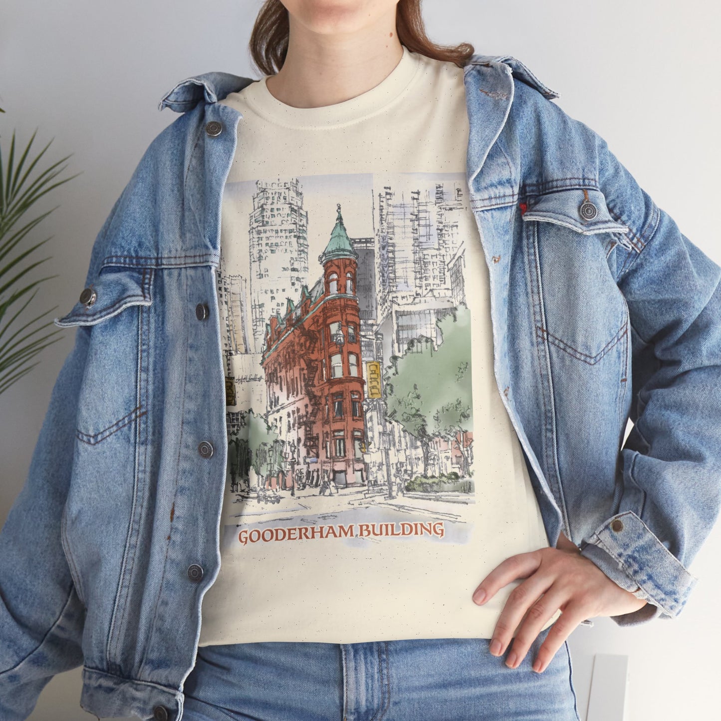 Gooderham building-Inspired Unisex Crewneck T-shirt