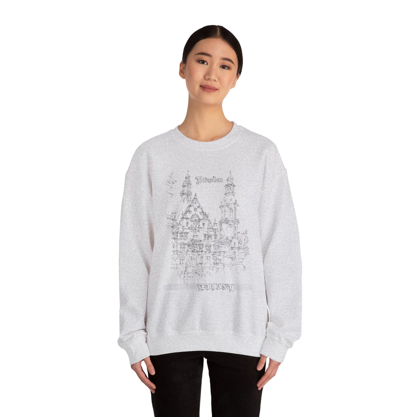 Dresden-Inspired Unisex Crewneck Sweatshirt
