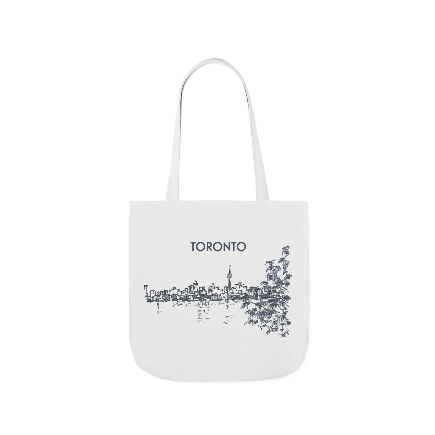 Toronto-inspired Tote Bag with 3-Color Straps