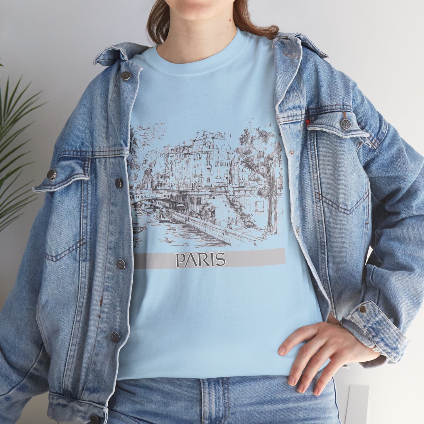 Paris-Inspired Unisex Crewneck T-shirt
