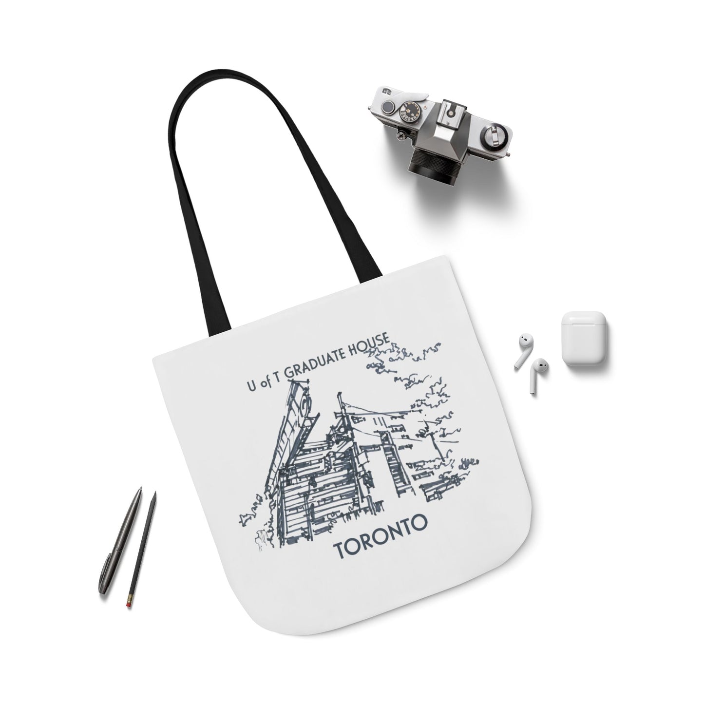 Toronto-inspired Tote Bag with 3-Color Straps