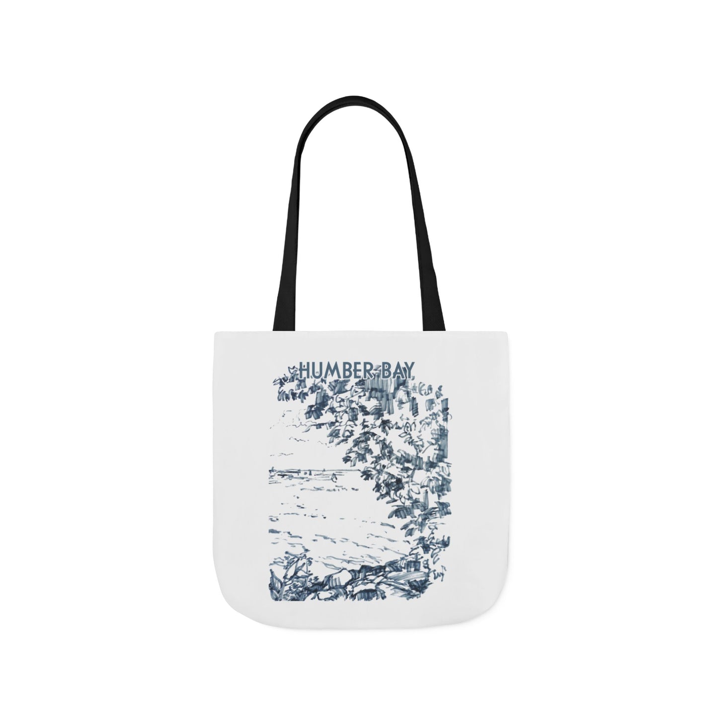 Toronto Humber Bay-inspired Tote Bag with 3-Color Straps