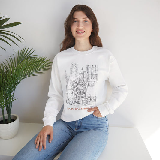 Toronto Gooderham building-Inspired Unisex Crewneck Sweatshirt
