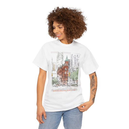 Gooderham building-Inspired Unisex Crewneck T-shirt