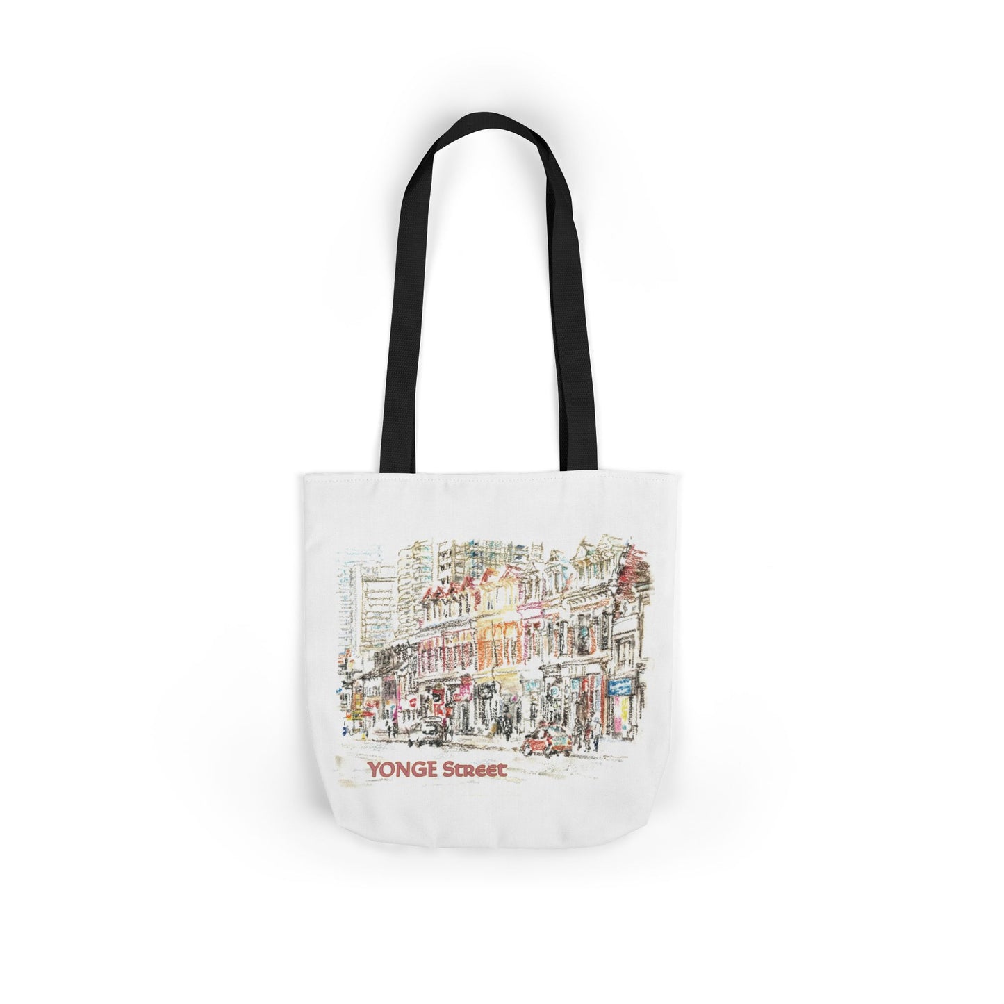 Yonge Street-inspired Tote Bag with 5-Color Straps