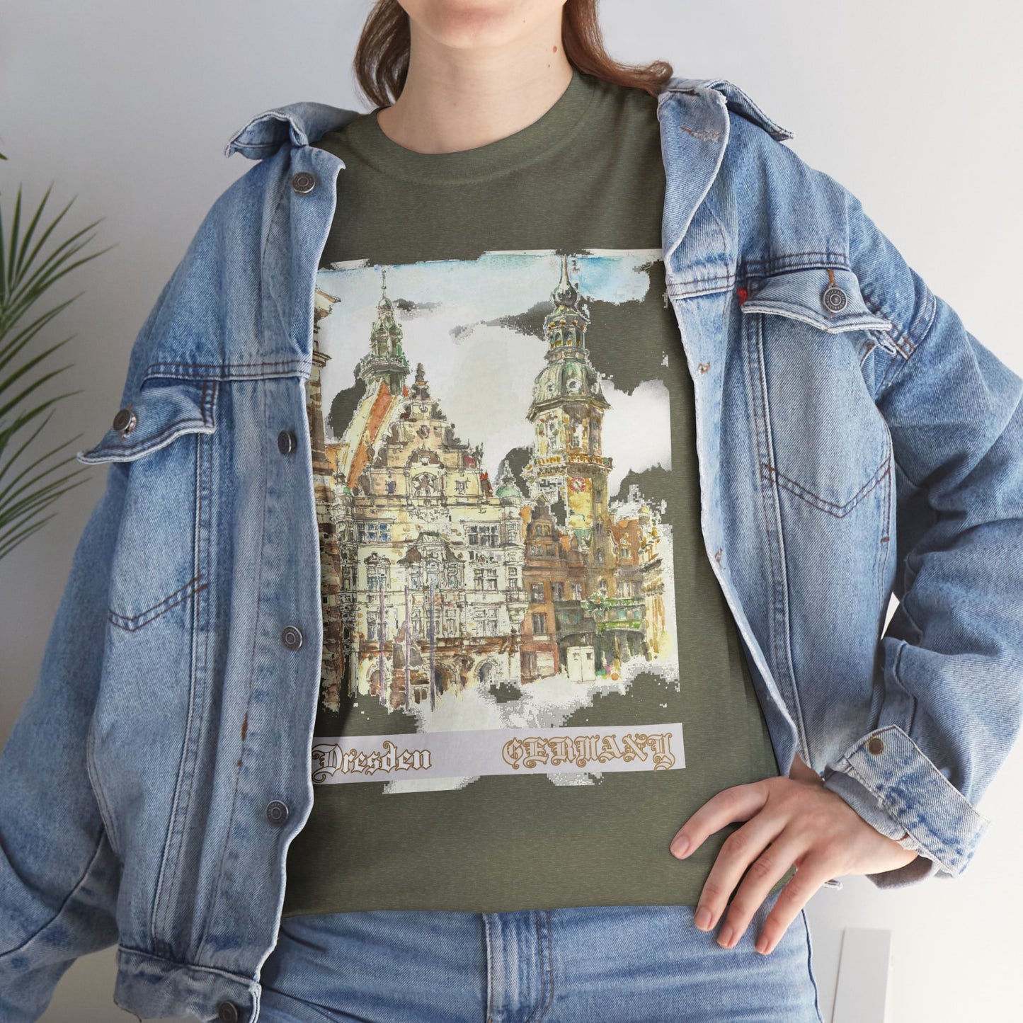 Dresden-Inspired Unisex Crewneck T-shirt